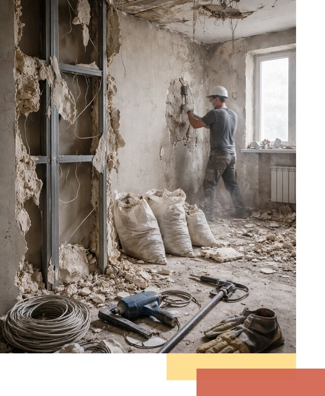 Профессиональный демонтаж зданий и конструкций в Кингисеппе