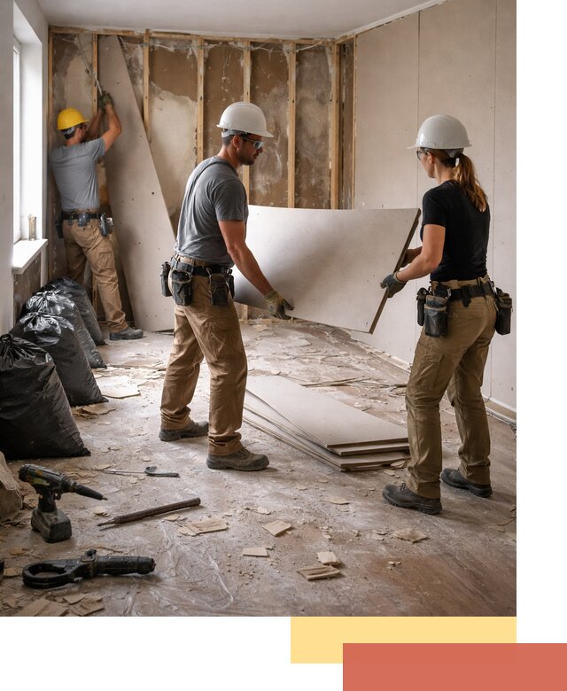 Демонтаж стеновых панелей в Кингисеппе быстро и аккуратно