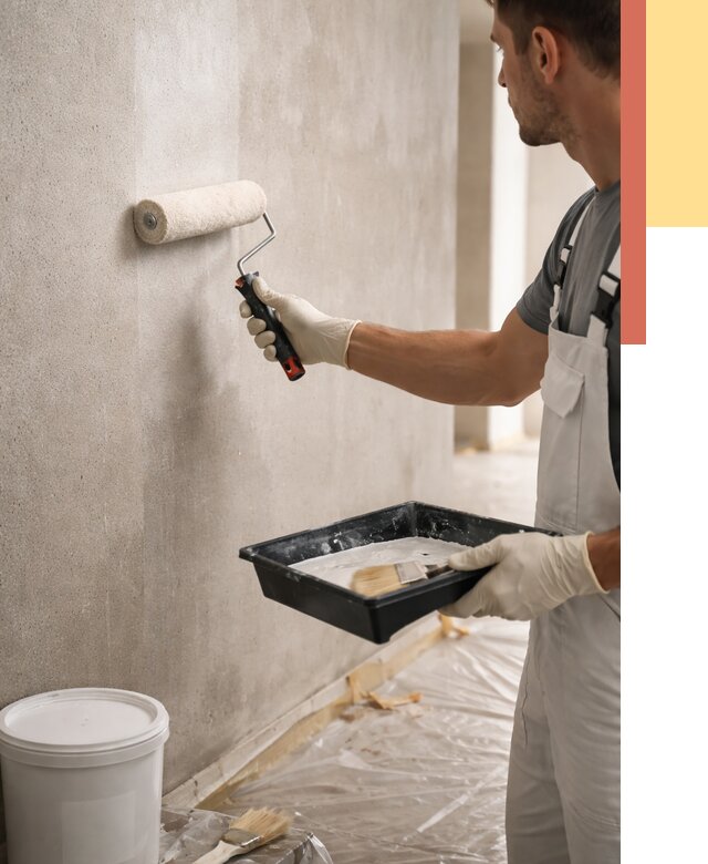 Грунтовка стен в Кингисеппе от 2284 руб. м2 — быстро, недорого, с материалом | ОТДЕЛОЧНИК-Кгп