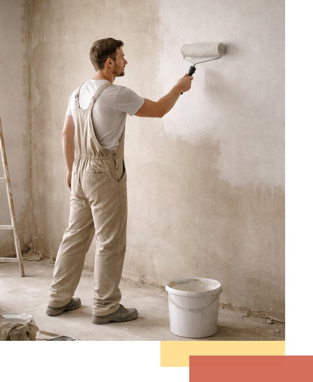 Грунтовка стен под отделку в Кингисеппе профессиональным раствором