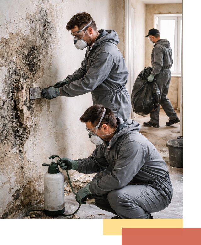 Удаление плесени со стен профессионально в Кингисеппе