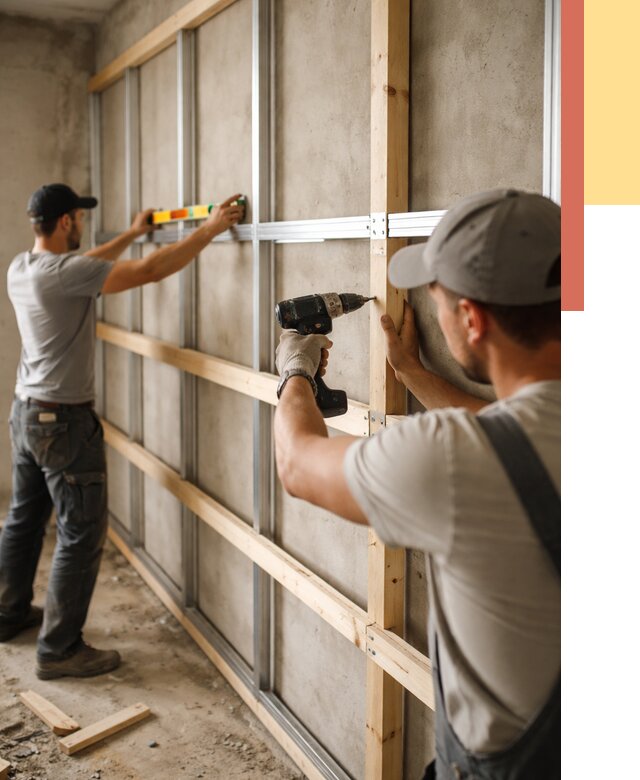 Устройство обрешетки под панели в Кингисеппе от 2181 руб. — монтаж под ключ | ОТДЕЛОЧНИК-Кгп