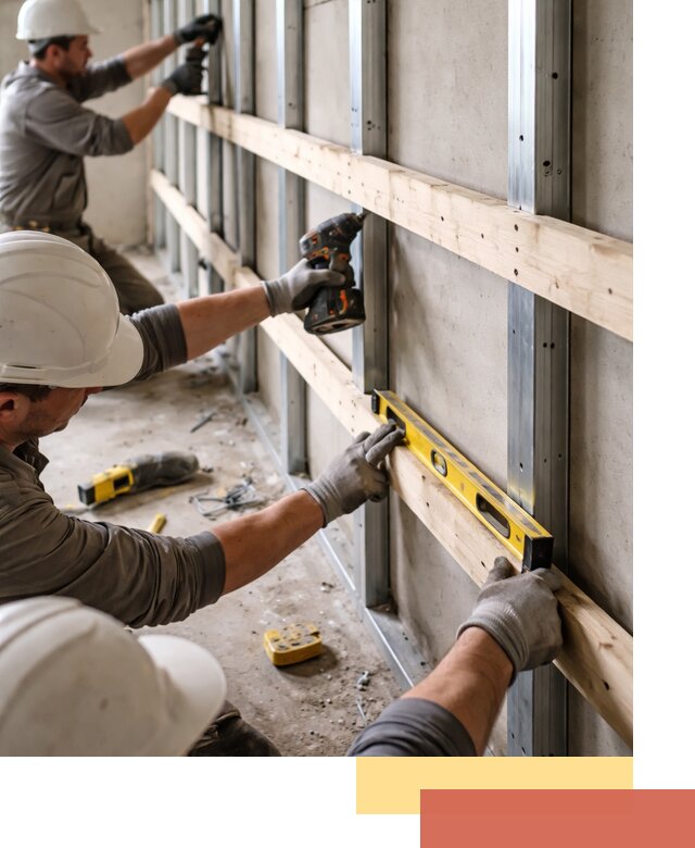 Устройство обрешетки под панели в Кингисеппе