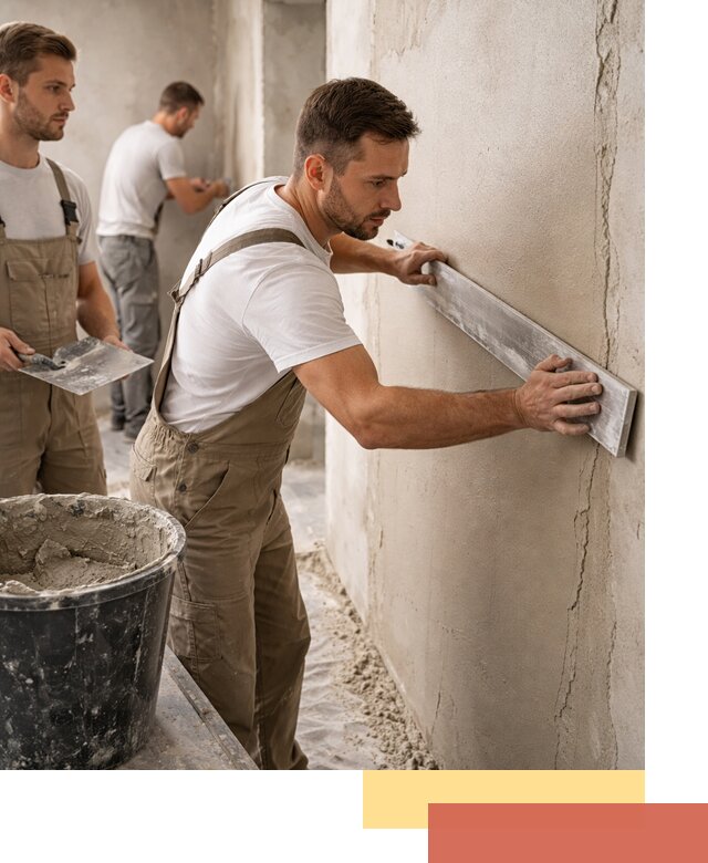 Штукатурка стен без маяков в Кингисеппе быстро и качественно