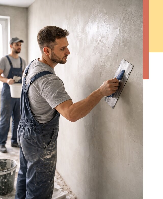 Глянцевание штукатурки стен в Кингисеппе от 7788 руб. — услуги и затирка | ОТДЕЛОЧНИК-Кгп