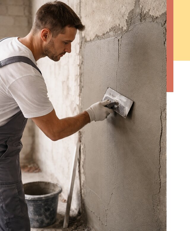 Штукатурка стен под плитку в Кингисеппе от 4361 руб./м2 — выравнивание под плитку | ОТДЕЛОЧНИК-Кгп