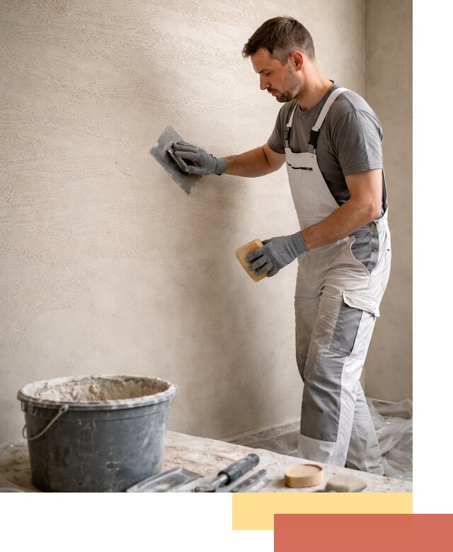 Декоративная штукатурка травертин в Кингисеппе для стен и потолков