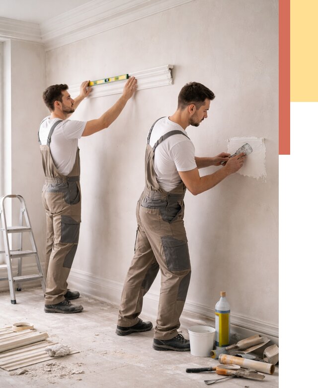 Монтаж лепнины на стены в Кингисеппе от 4673 руб. — недорого, быстро | ОТДЕЛОЧНИК-Кгп