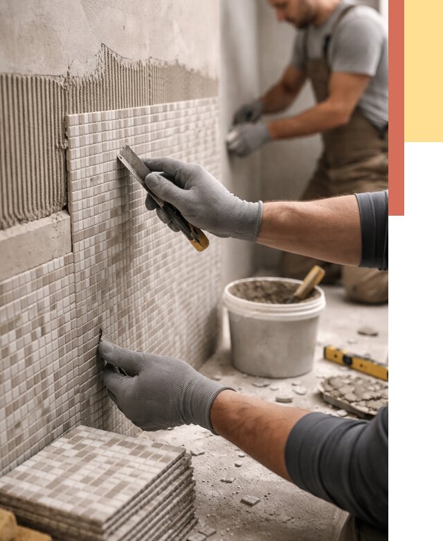 Облицовка стен мозаикой в Кингисеппе от 3323 руб/м2 — укладка мозаики на стены | ОТДЕЛОЧНИК-Кгп