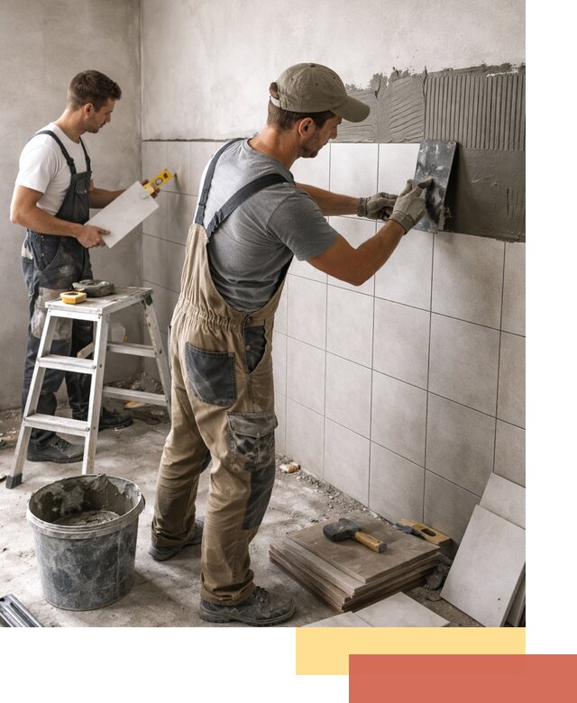 Укладка плитки на стены в Кингисеппе профессионально и надежно