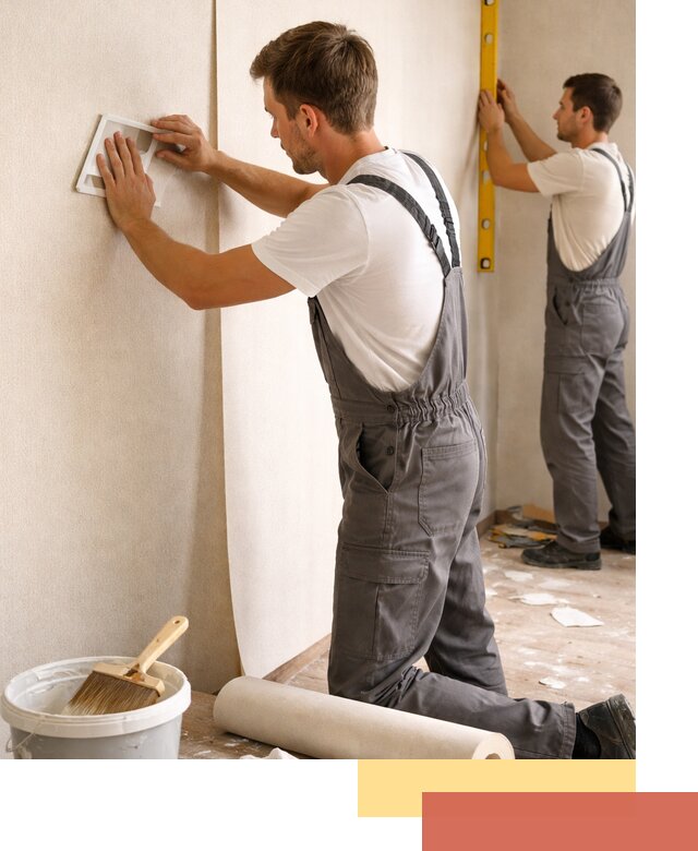 Поклейка бумажных обоев в Кингисеппе качественно и недорого