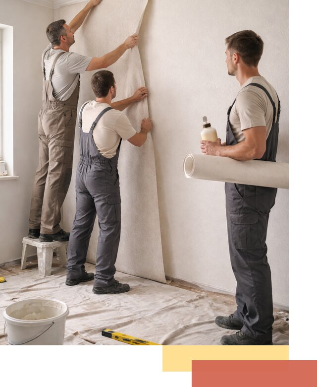 Оклейка стен обоями в Кингисеппе — качественно и профессионально