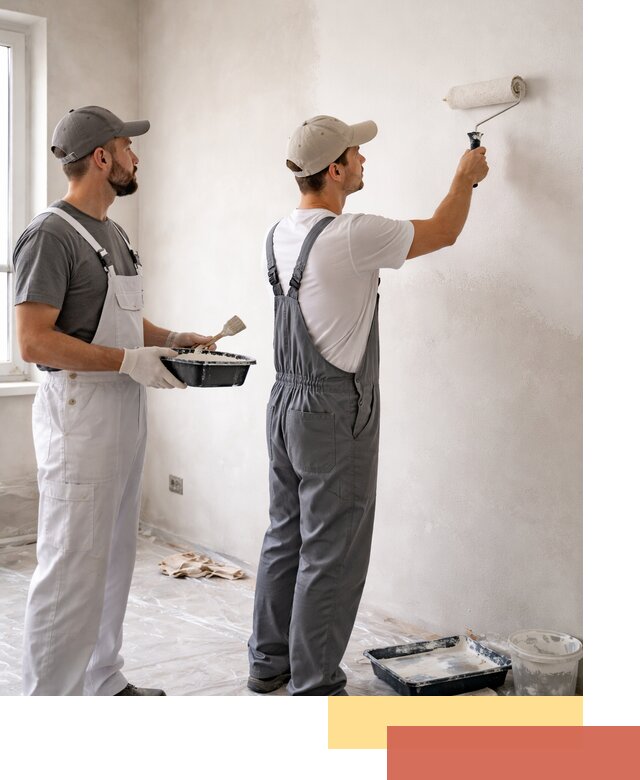 Покраска стен водоэмульсионной краской в Кингисеппе