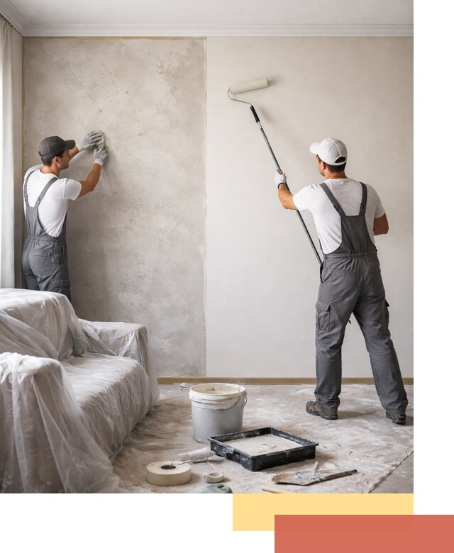 Покраска стен антивандальной краской в Кингисеппе