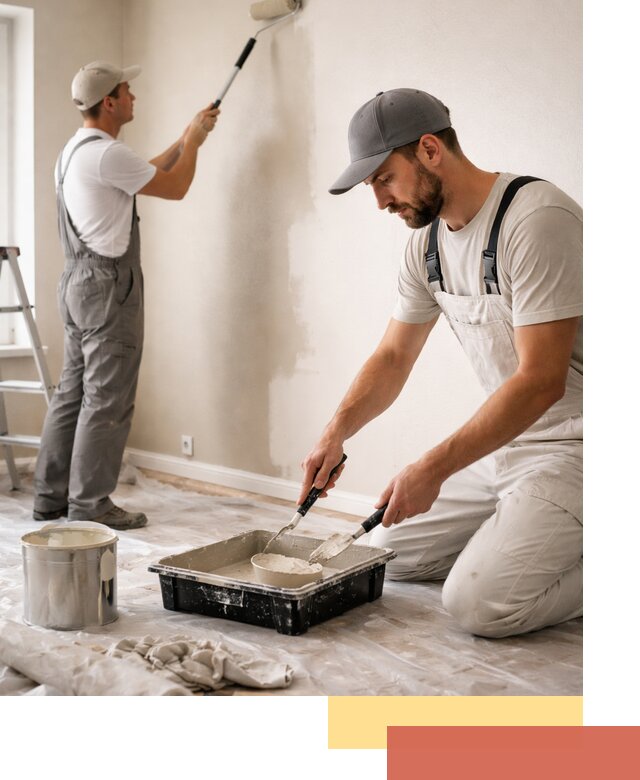 Покраска стен в квартире в Кингисеппе — профессионально и аккуратно