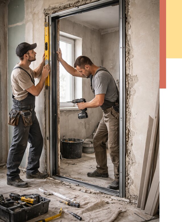 Закладка дверного проема в Кингисеппе от 3634 руб. — быстро и недорого | ОТДЕЛОЧНИК-Кгп