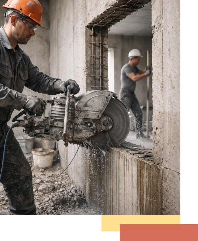 Алмазная резка проемов в Кингисеппе быстро и точно