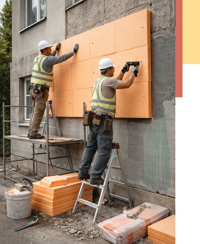 Утепление стен пеноплексом в Кингисеппе от 1921 руб./м2 — быстро и недорого | ОТДЕЛОЧНИК-Кгп