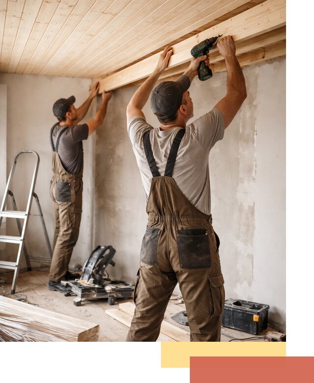 Монтаж потолка из вагонки в Кингисеппе профессионально и аккуратно