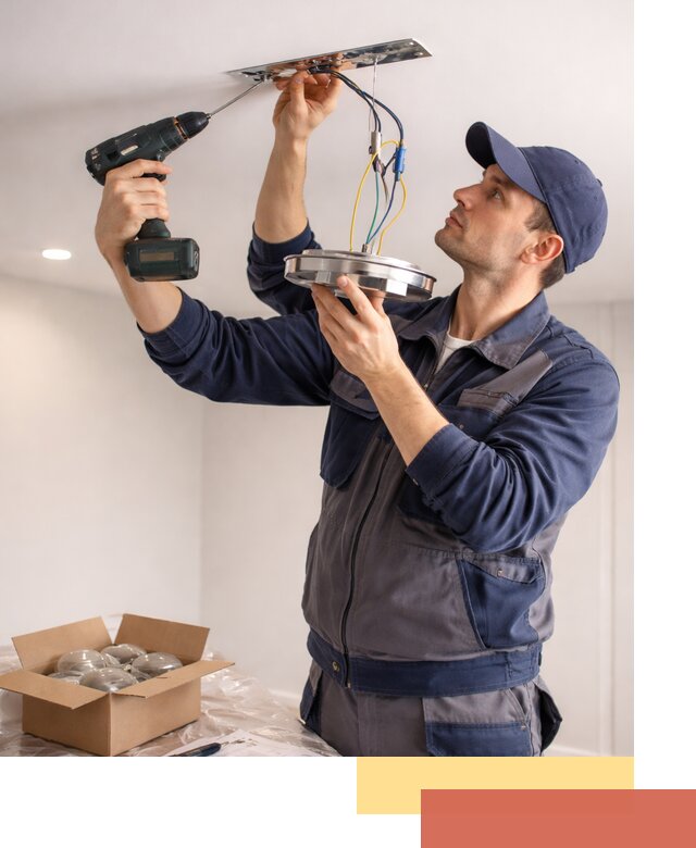 Установка люстры в натяжной потолок в Кингисеппе