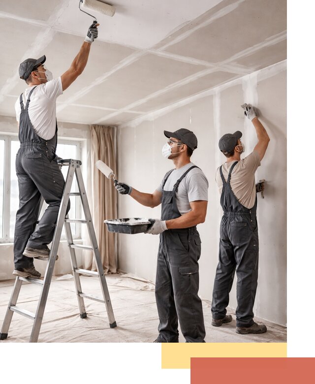 Покраска потолка из гипсокартона в Кингисеппе качественно и недорого