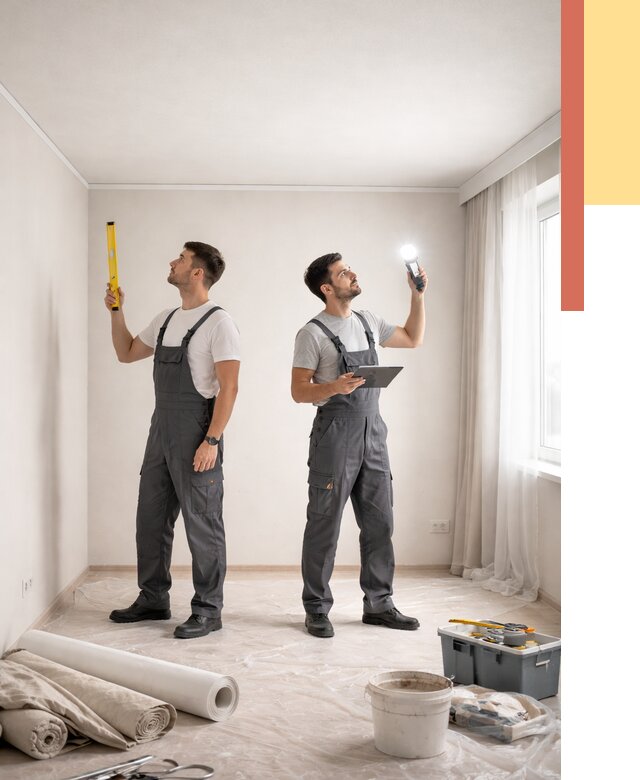 Отделка потолка в Кингисеппе недорого от 779 руб/м2 | Услуги ОТДЕЛОЧНИК-Кгп