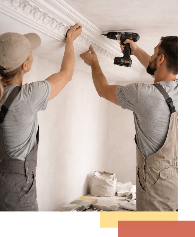 Профессиональный монтаж лепнины на потолок в Кингисеппе